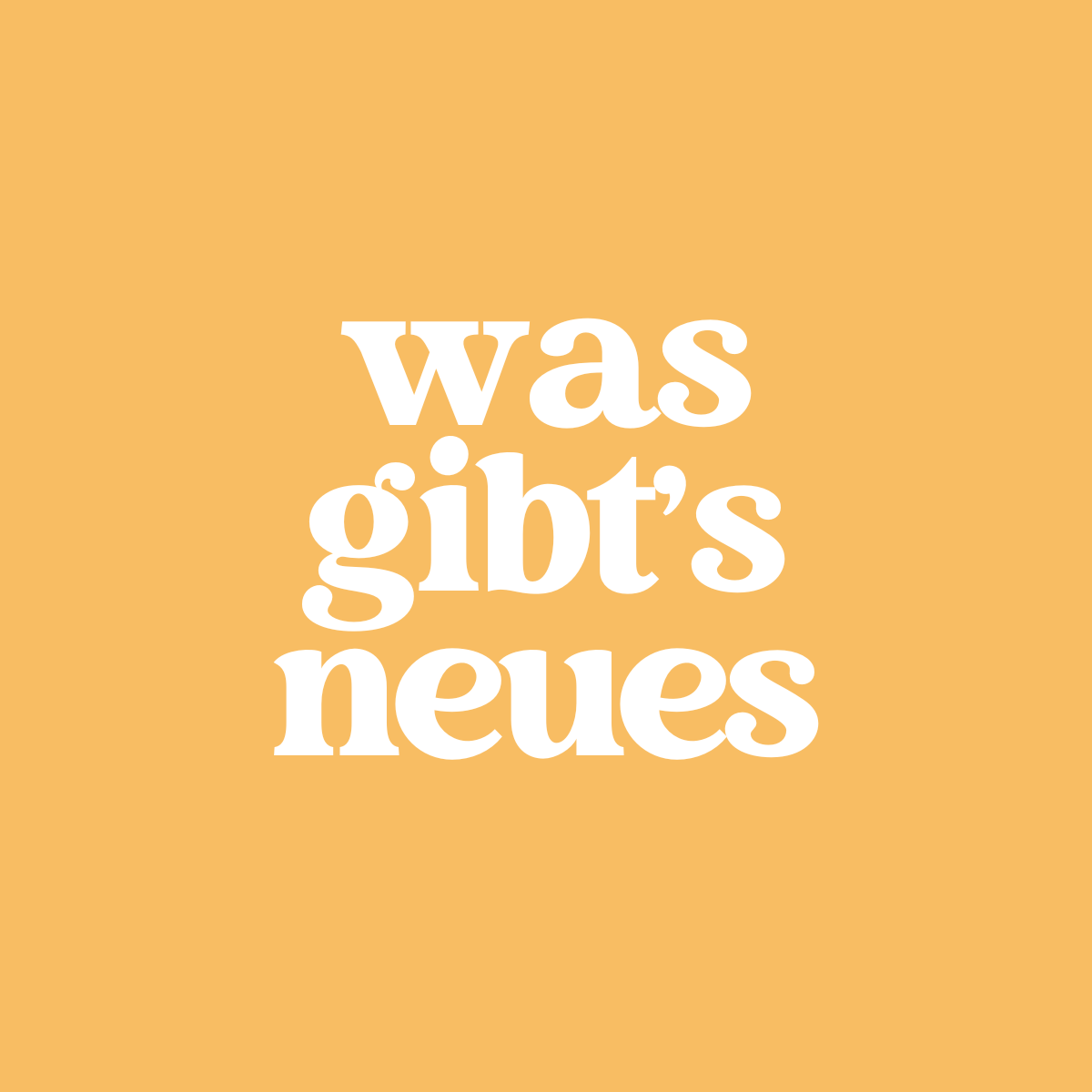 was gibt's neues