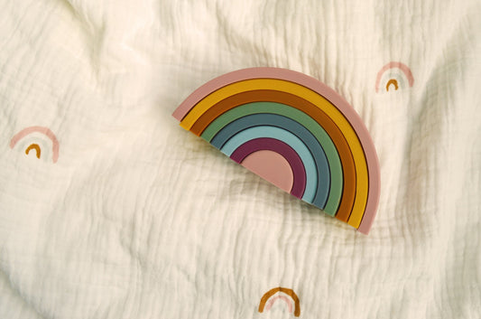 Regenbogen aus Silikon